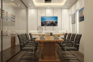 Thiết kế thi công nội thất văn phòng công ty TYGINOX tại chung cư D’Capital Hà Nội