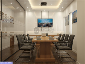 Thiết kế thi công nội thất văn phòng công ty TYGINOX tại chung cư D’Capital Hà Nội