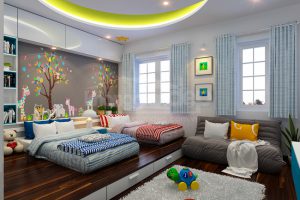 Top 10 thiết kế nội thất phòng ngủ trẻ em được yêu thích nhất năm 2022