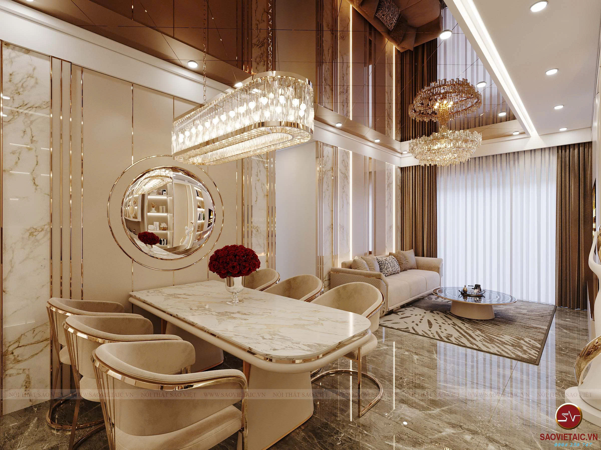 Tinh thần Modern Luxury tinh tế trong từng chi tiết