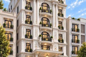 Mẫu nhà phố tân cổ điển 187m² tại Ninh Bình – Tinh hoa kiến trúc châu Âu